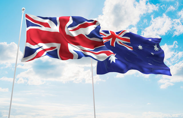 Australia and UK