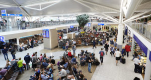 Bristol airport’s information screens go blank due to cyber-attack