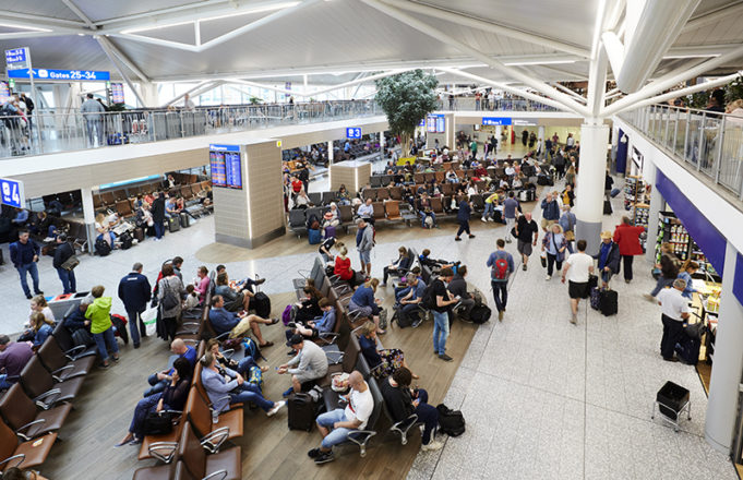 Bristol airport’s information screens go blank due to cyber-attack
