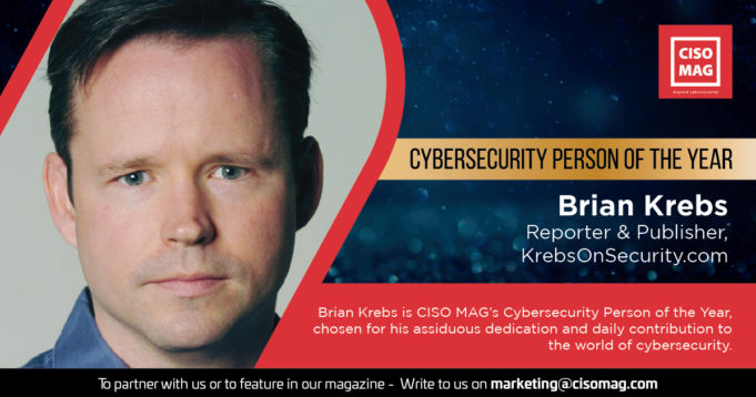 Brian Krebs is the CISO MAG Cybersecurity Person of the Year Brian Krebs