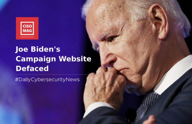 Joe Biden's election campaign website defaced, Joe Biden website defaced, Joe Biden website subdomain defaced