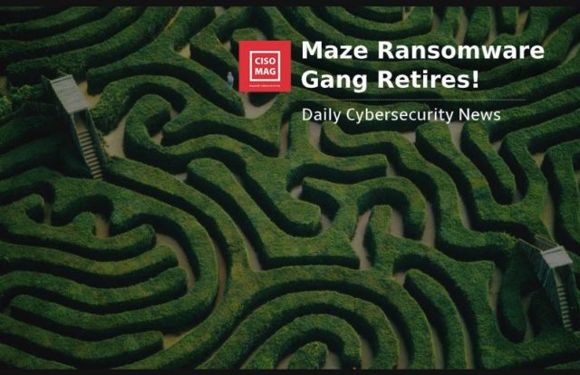 Maze Ransomware Gang Retires