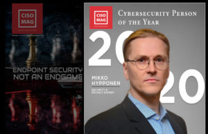 Mikko Hyppönen is CISO MAG Cybersecurity Person of the Year (2020) Miko Hypponen is CISO MAG Cybersecurity Person of the Year
