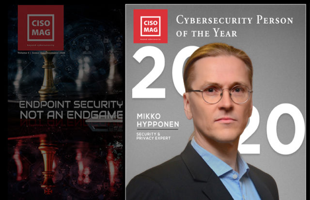 Miko Hypponen is CISO MAG Cybersecurity Person of the Year